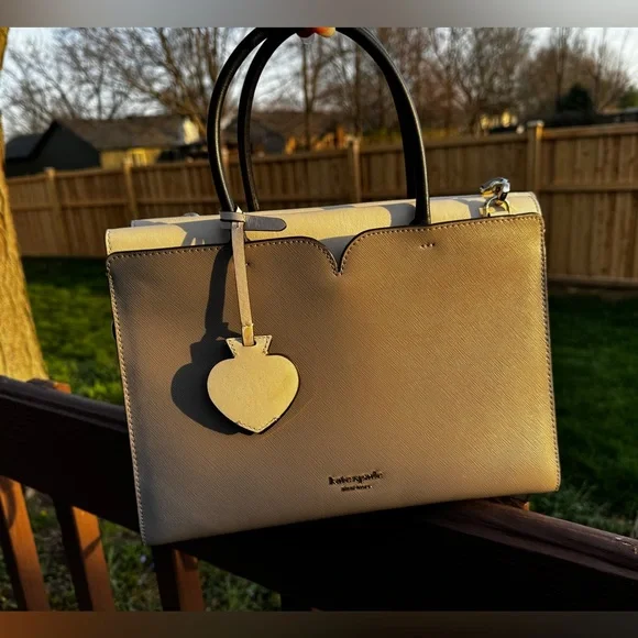 kate spade Bags Kate Spade Spencer Large Satchel In Taupe